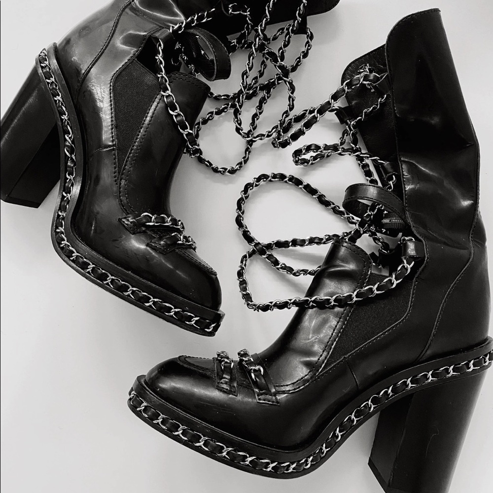Chain Moto Boots